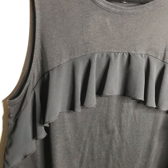 Who What Wear Ruffled Back Tank Blouse Large - Picture 2 of 5